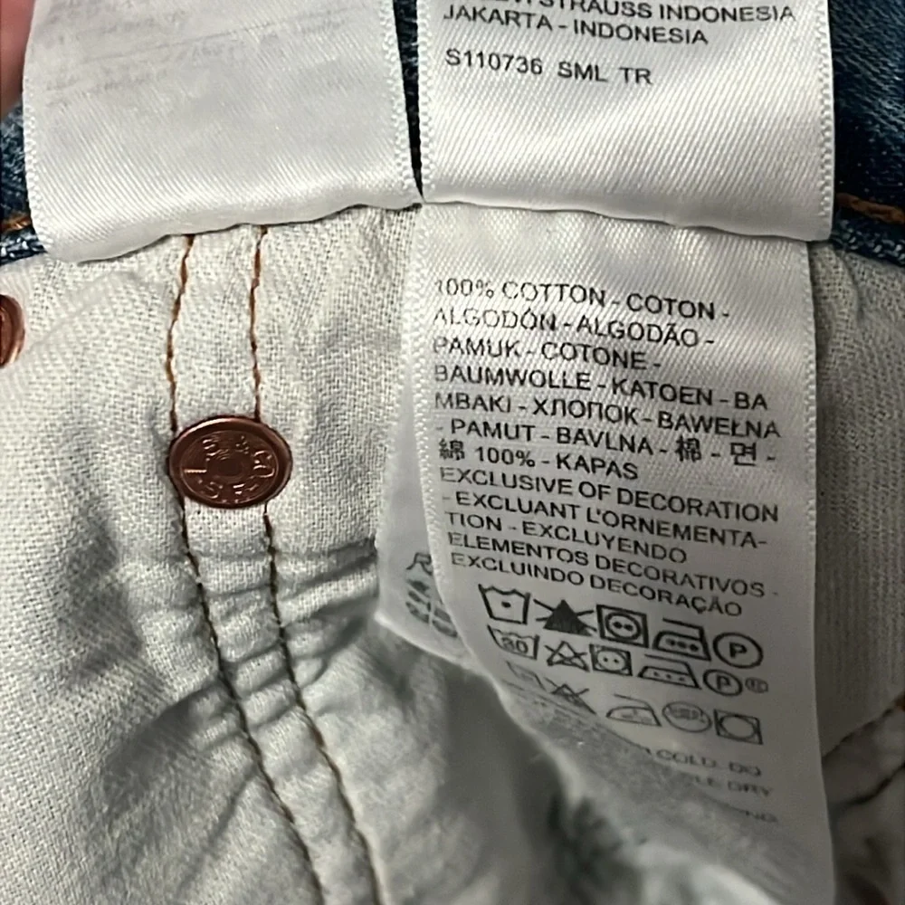 Levi’s 501 Button Fly Straight Leg Jeans